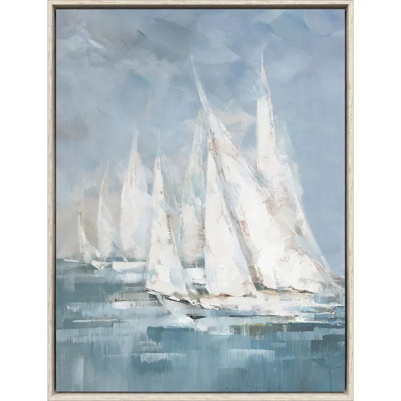 Racing in Wind I Canvas