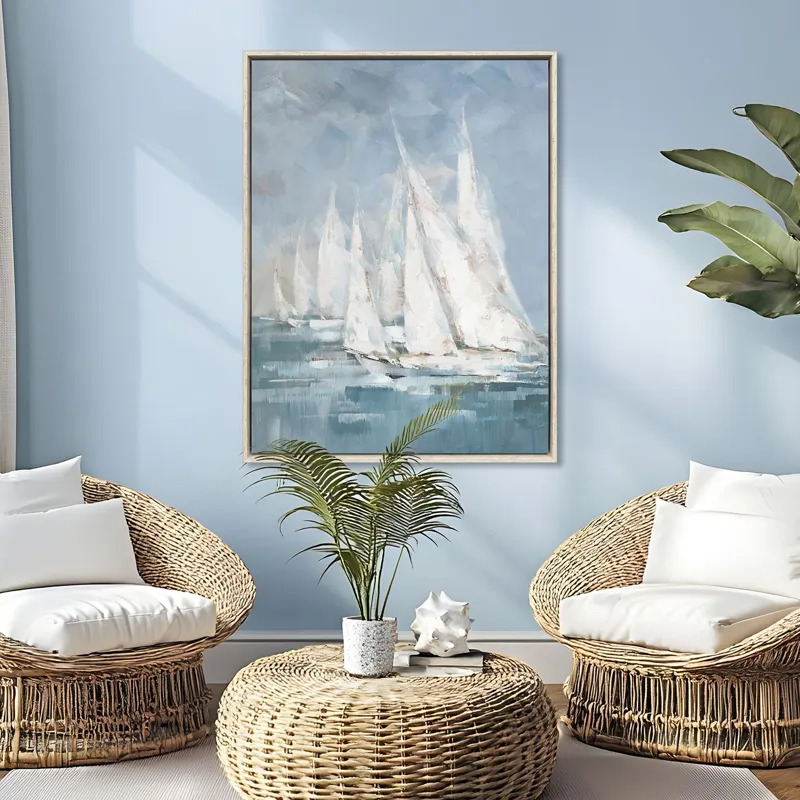 Racing in Wind I Canvas