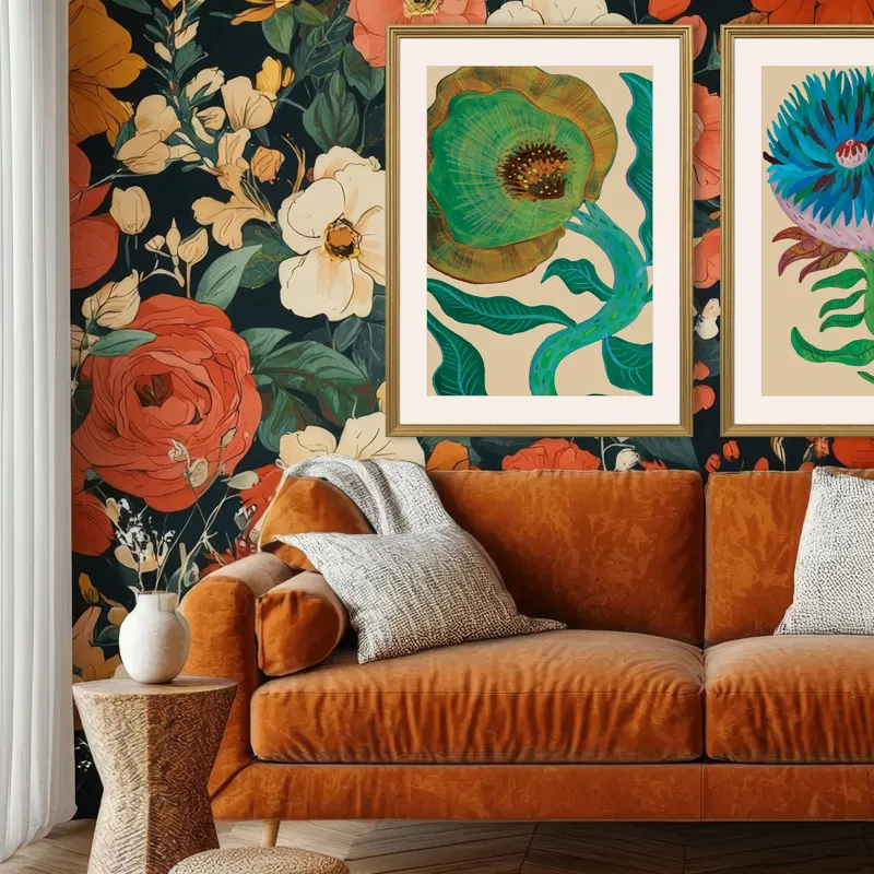 Bright Petals Framed Art
