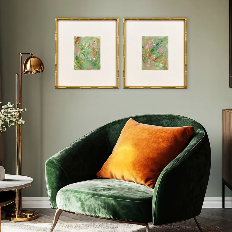 Impasto S/2 Framed Art