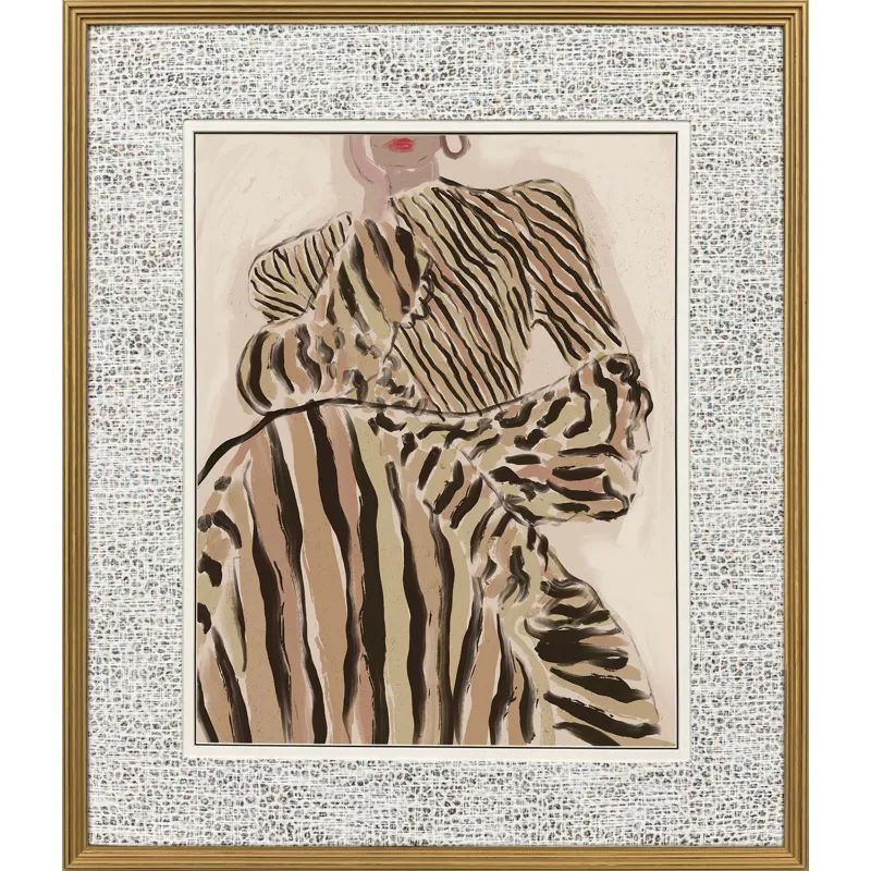 Zebra Elegance Framed Art