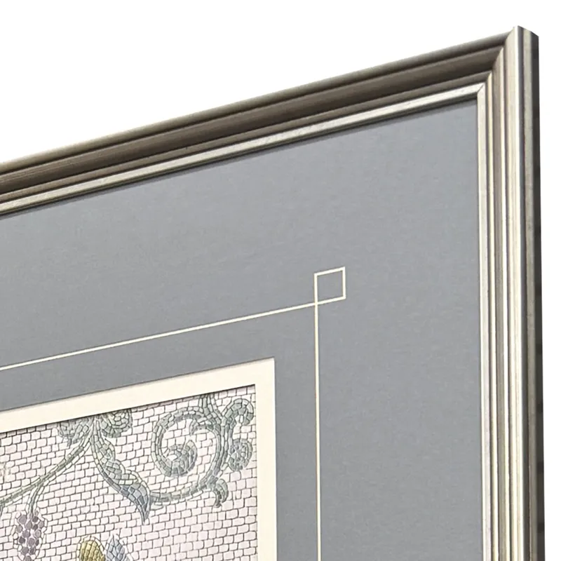 Mosaic Birds S/4 Framed Art