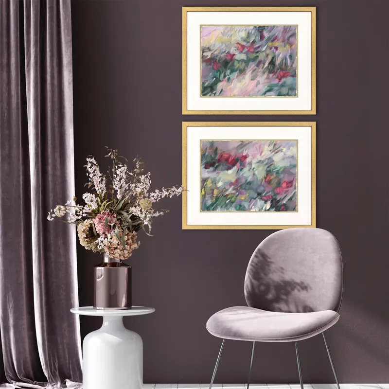 Wild Garden I S/2 Framed Art