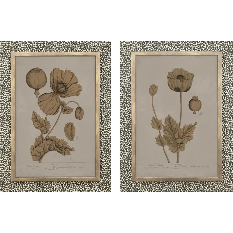 Botanical Wonder I S/2 Wall Sculpture