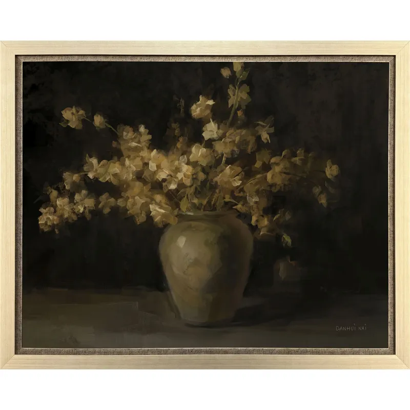 Golden Branches Framed Art