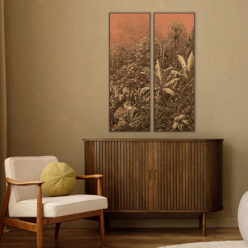 Golden Reverie II S/2 Framed Art