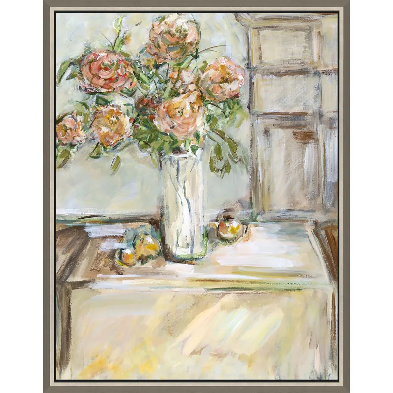 Quiet Morning Bouquet Canvas
