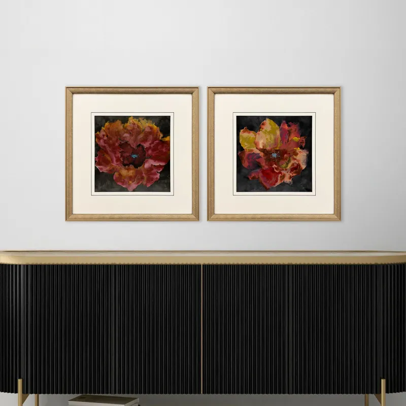 Flourish Magnolia S/2 Framed Art