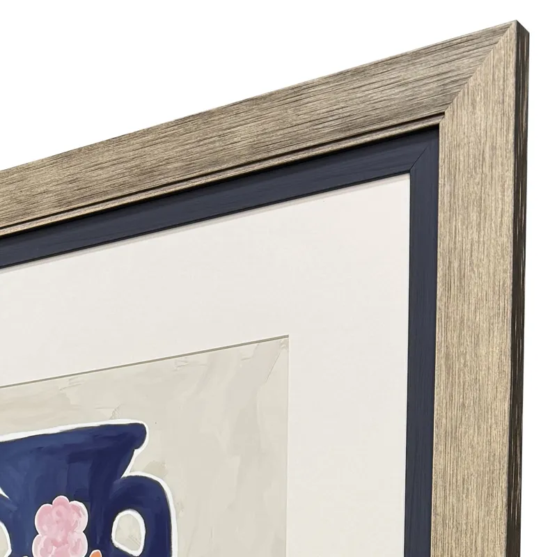 Folk Style Vessel II Framed Art