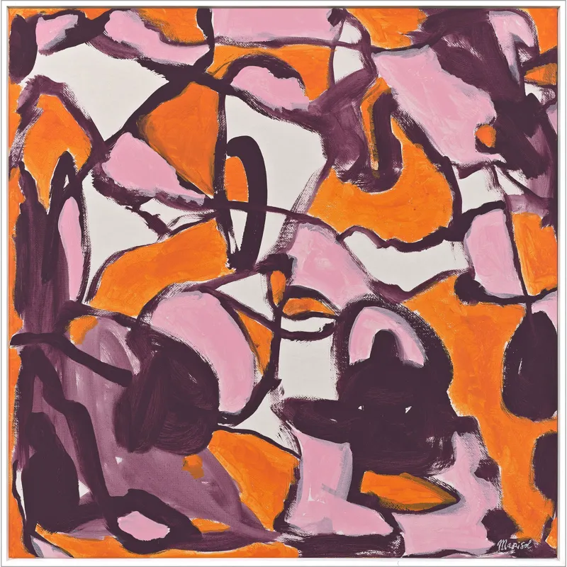 Orange Couture Canvas