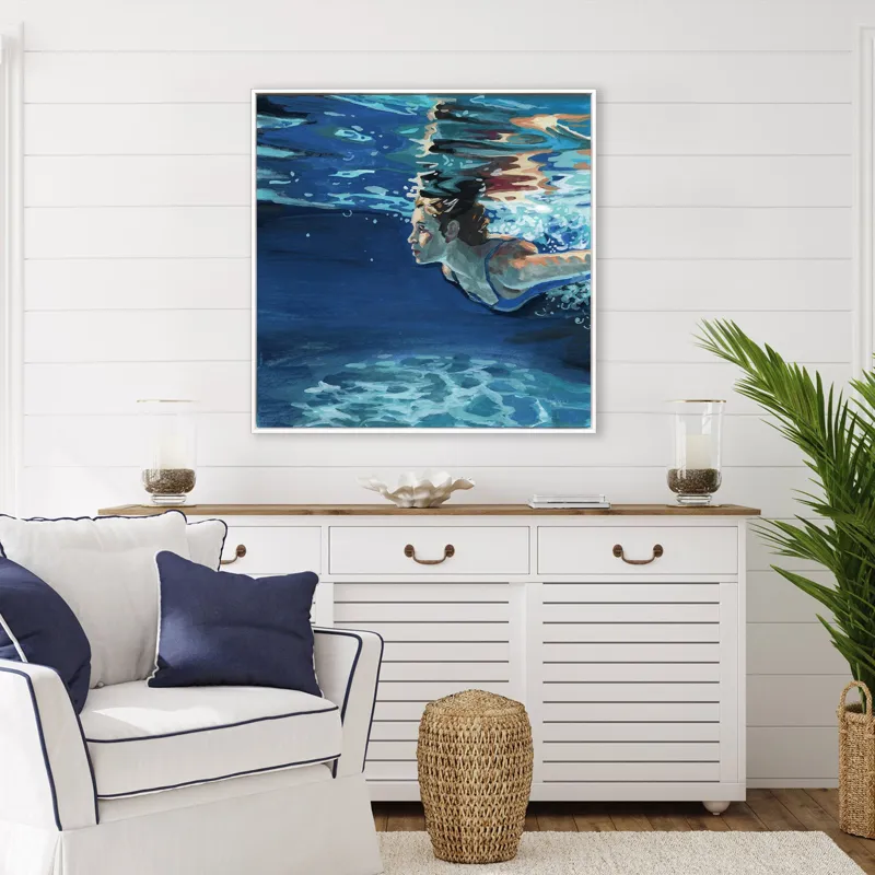 Holding Breath Canvas