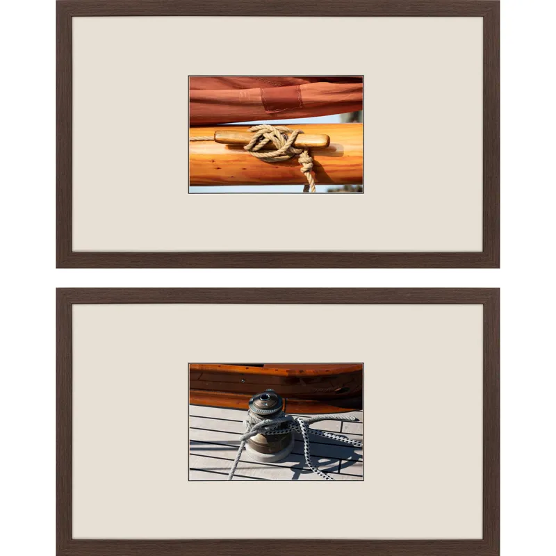 Sailboat Rigging II S/2 Framed Art
