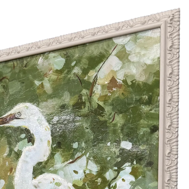 Heron on Display S/2 Framed Art