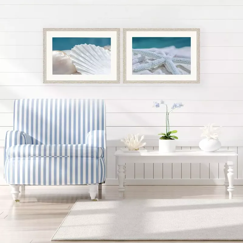 Blue Dune II S/2 Framed Art