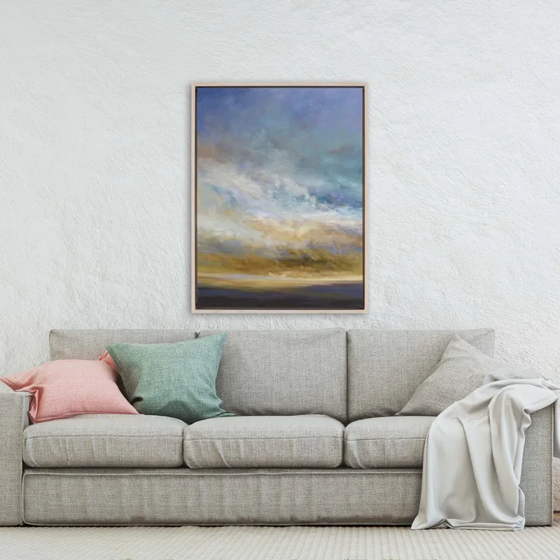 Coastal Clouds I Canvas