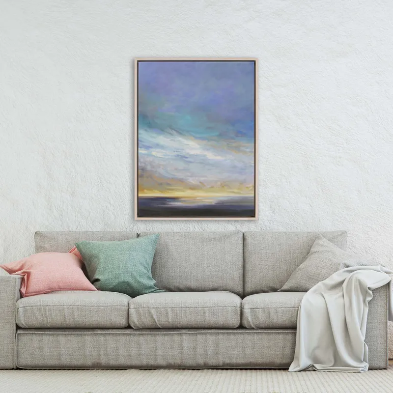 Coastal Clouds II Canvas
