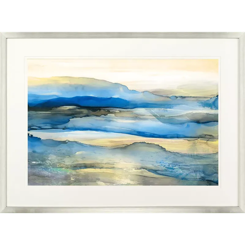 Bluescape 4 Framed Art