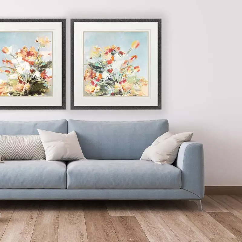 Sun Kissed Flowers II Framed Art