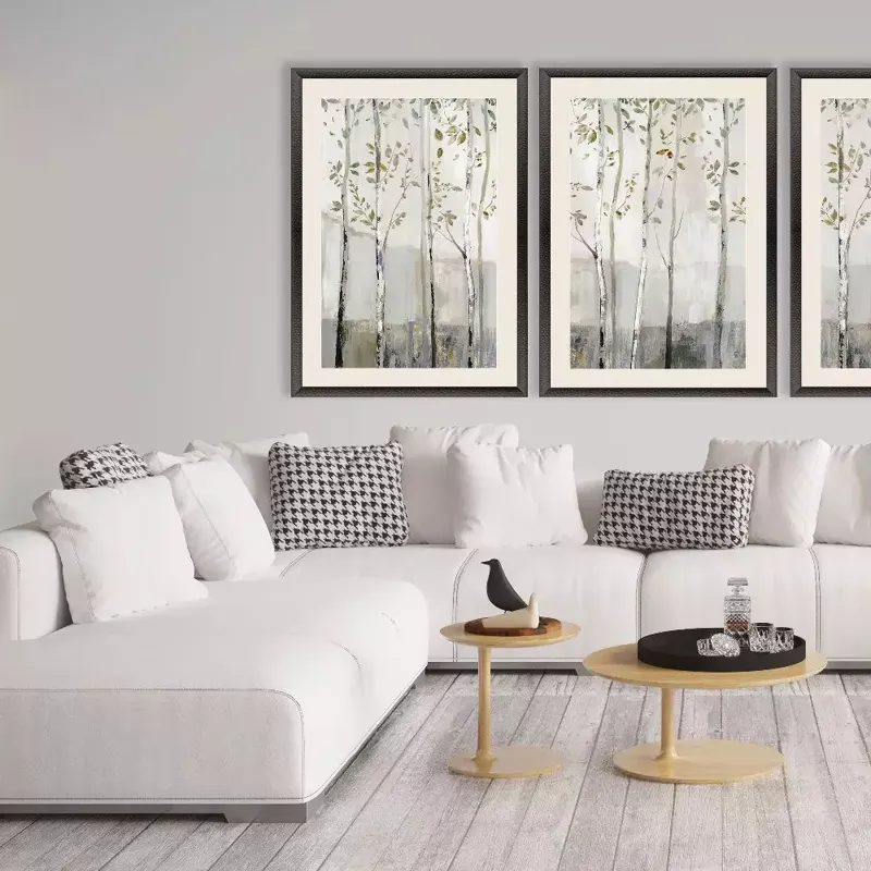 Blue Birch Serenade I Framed Art