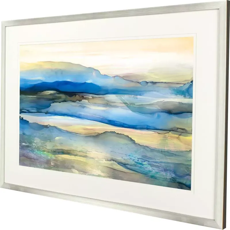 Bluescape 4 Framed Art