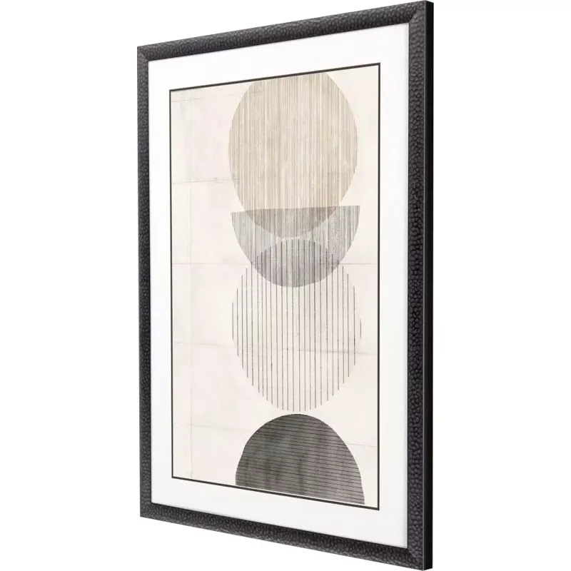 Stitched Spheres I Framed Art