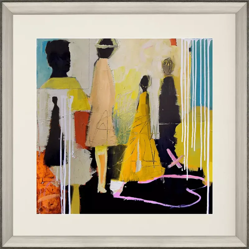 Meandering Framed Art
