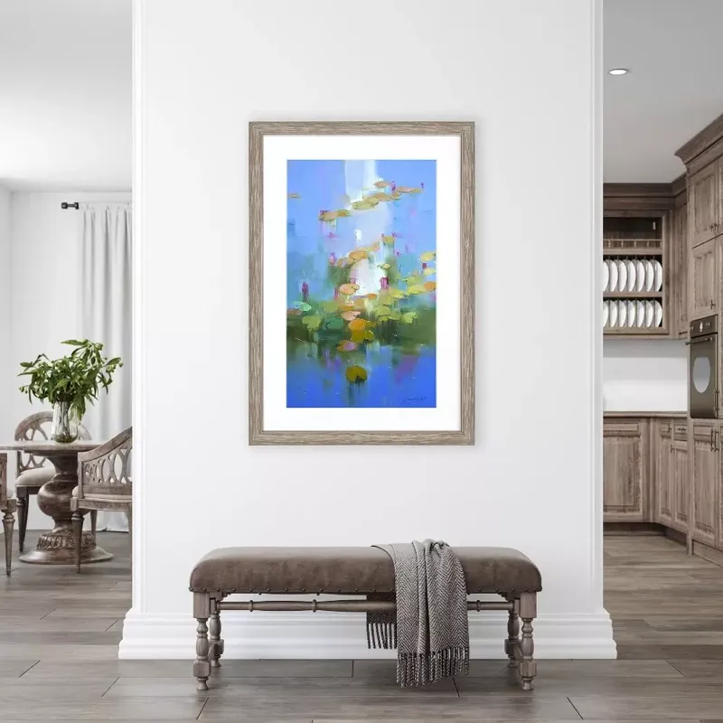 Water Lilies Framed Art