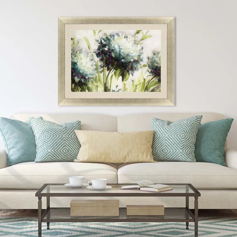 Hydrangea Field Framed Art