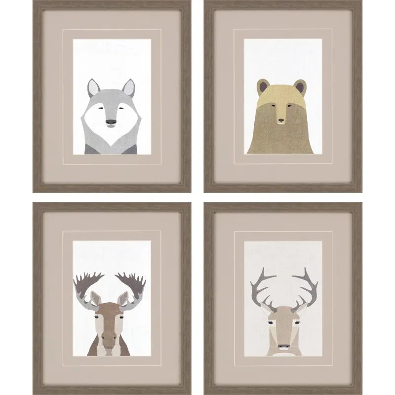 Wildlife I S/4 Framed Art
