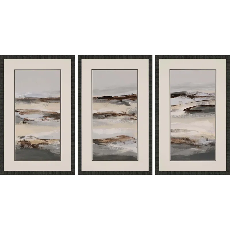 Winter Sun S/3 Framed Art