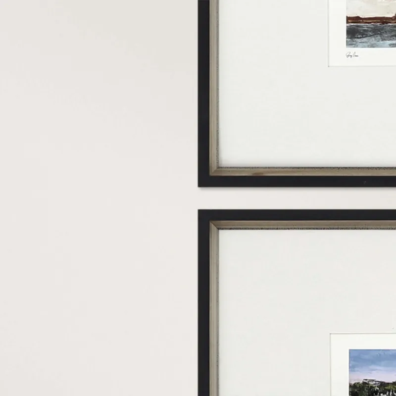 Land Study V S/4 Framed Art