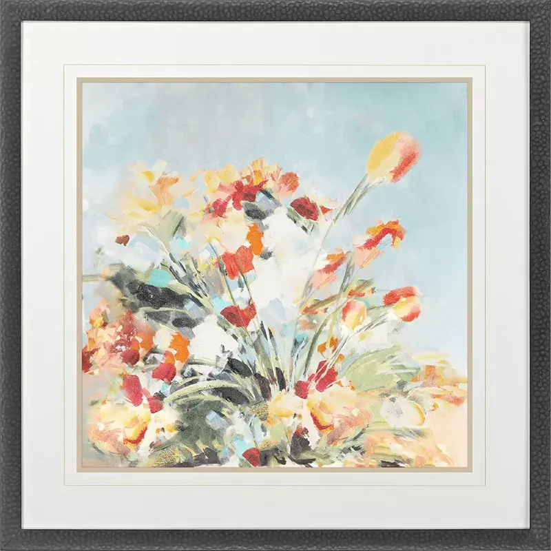 Sun Kissed Flowers II Framed Art