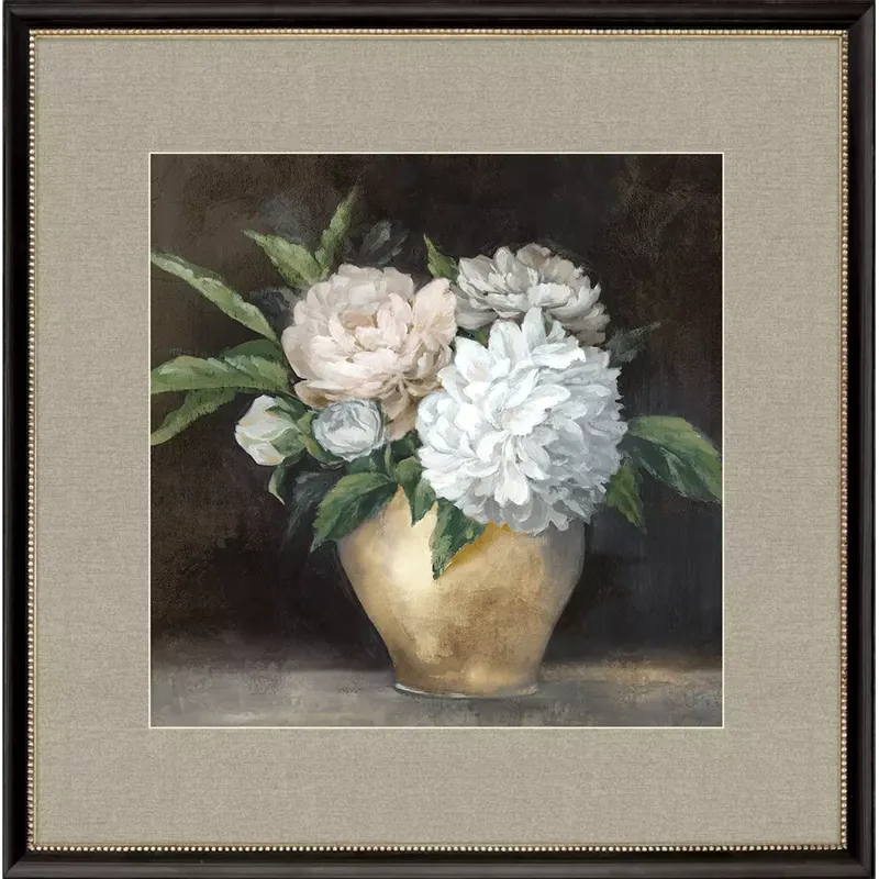 Still Life Peonies I Framed Art