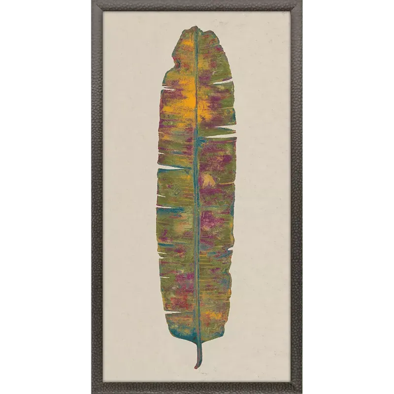 Tropical Banana Leaf I Framed Art