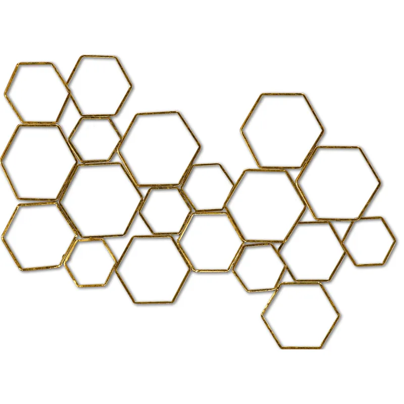 Golden Movement Wall Sculpture