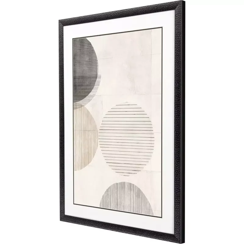Stitched Spheres II Framed Art