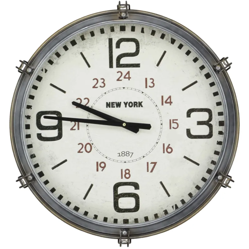 Manhattan Clock Wall Sculpture