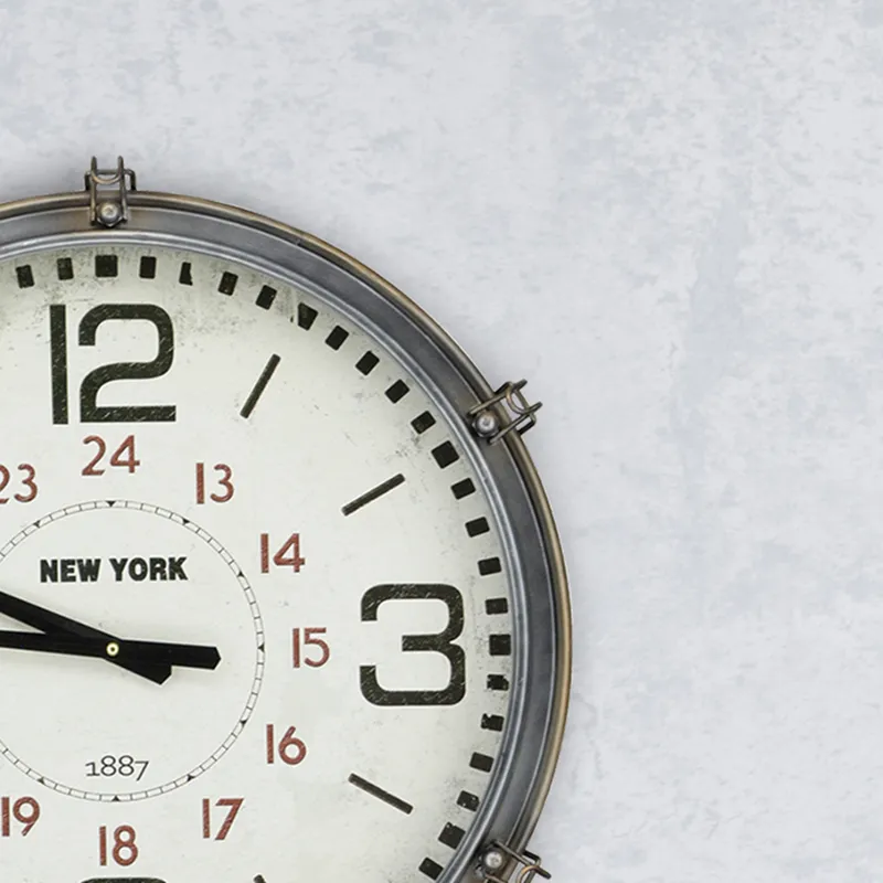 Manhattan Clock Wall Sculpture