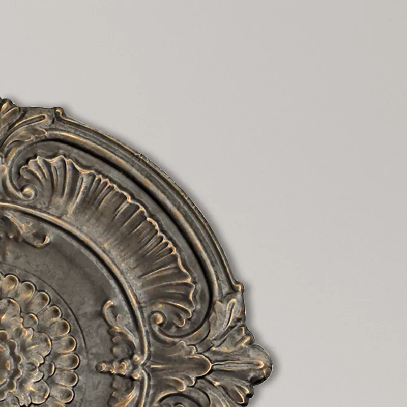 Aged Rosette Wall Sculpture