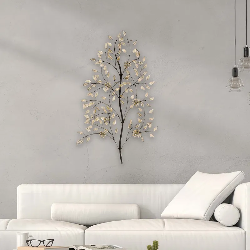Golden Fling Wall Sculpture
