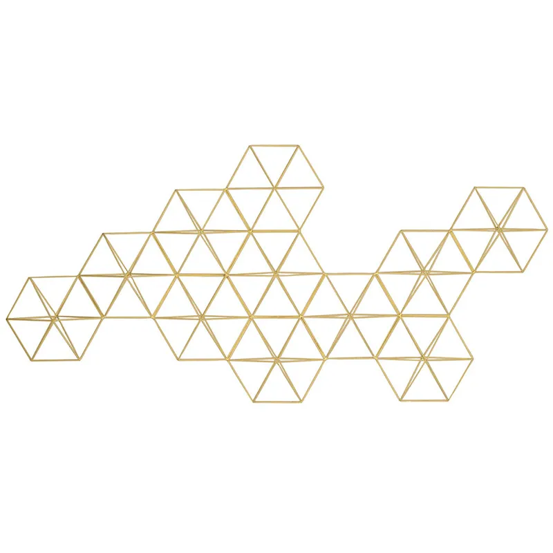 Golden Geos 1 Wall Sculpture