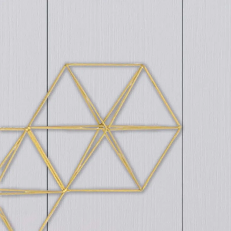 Golden Geos 1 Wall Sculpture