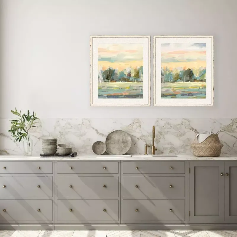 Forest Glow S/2 Framed Art