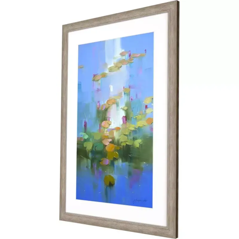 Water Lilies Framed Art