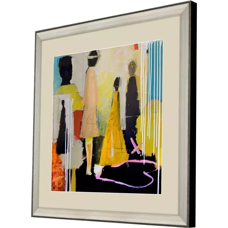 Meandering Framed Art