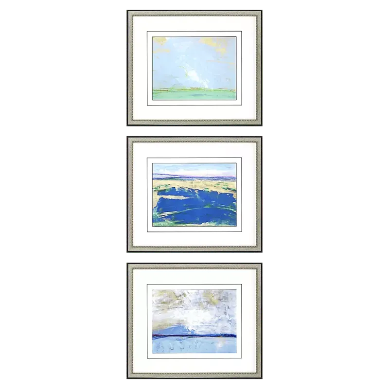 Horizons II S/3 Framed Art