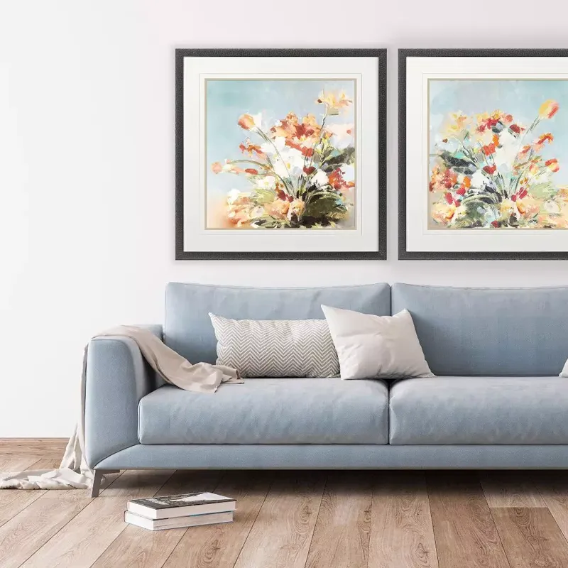 Sun Kissed Flowers I Framed Art