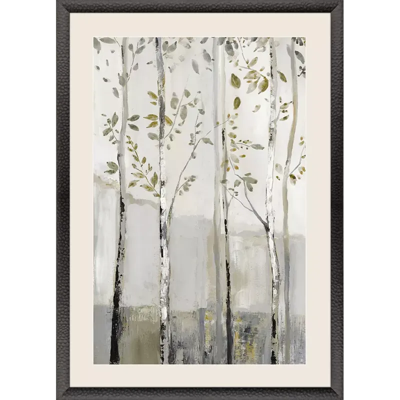 Blue Birch Serenade I Framed Art