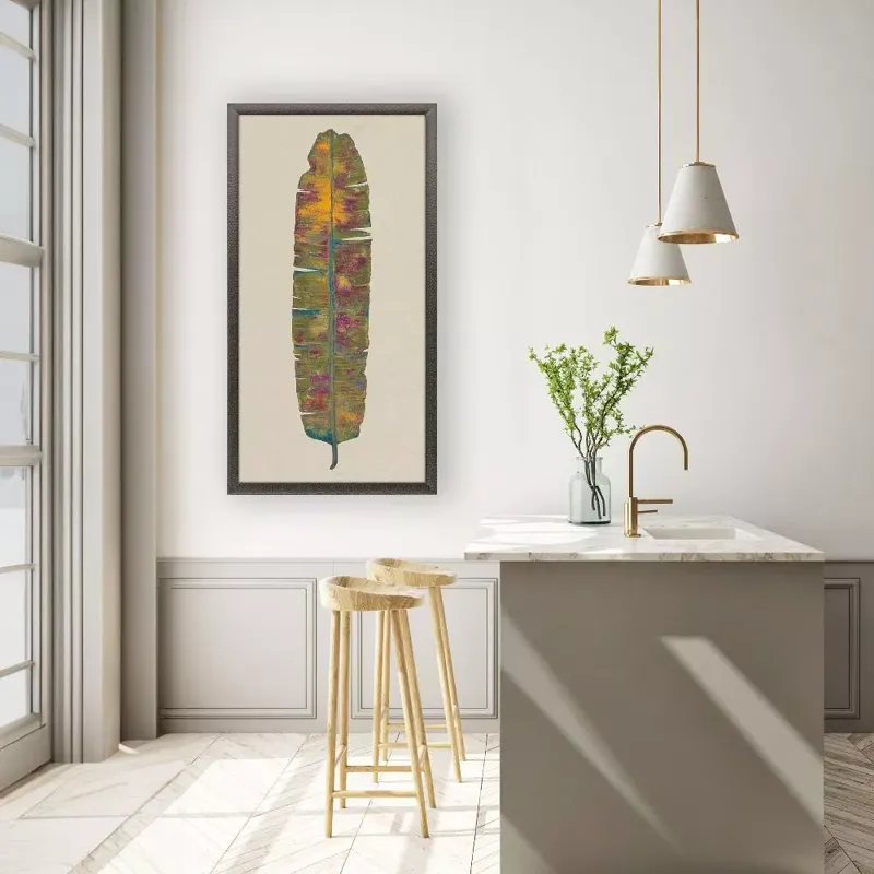 Tropical Banana Leaf I Framed Art