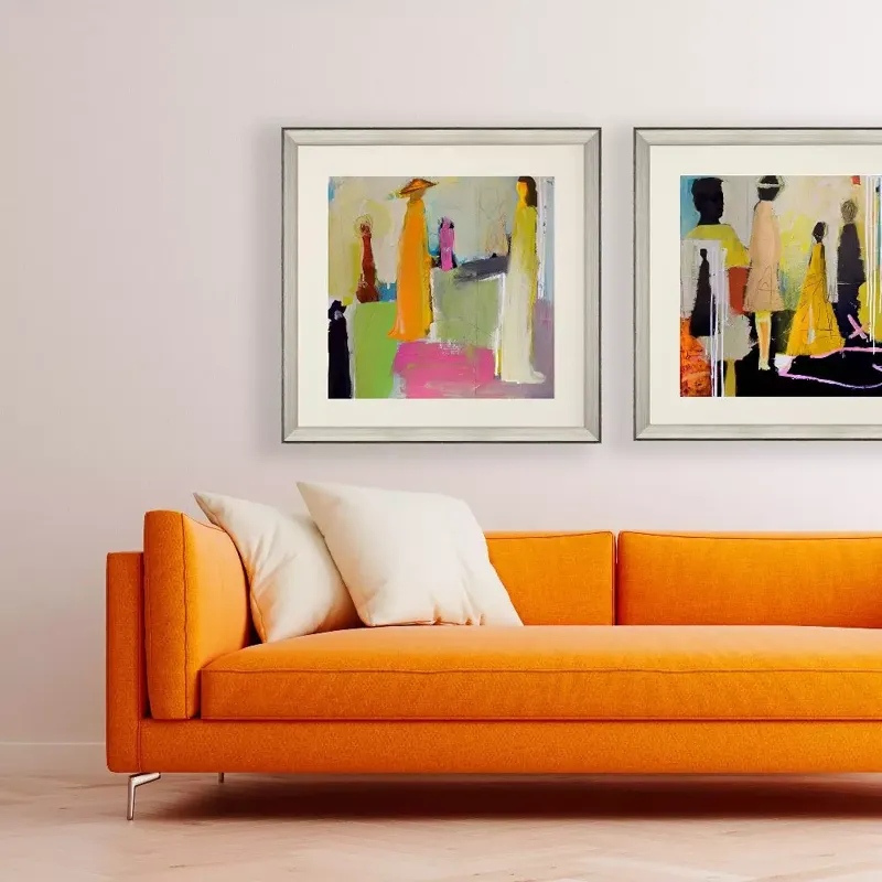 Social Distancing Framed Art